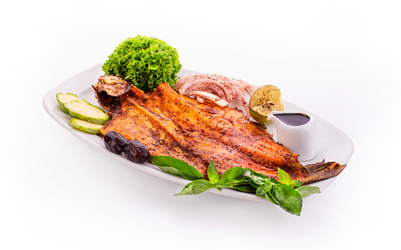 ماهی قزل آلا سرخ شده